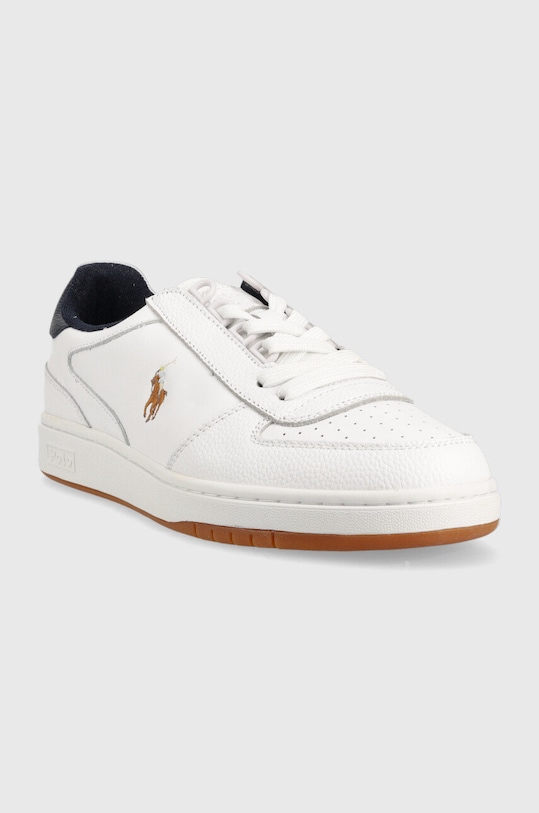 Kožené tenisky Polo Ralph Lauren Polo Crt 809877610001.100 bílá AW22