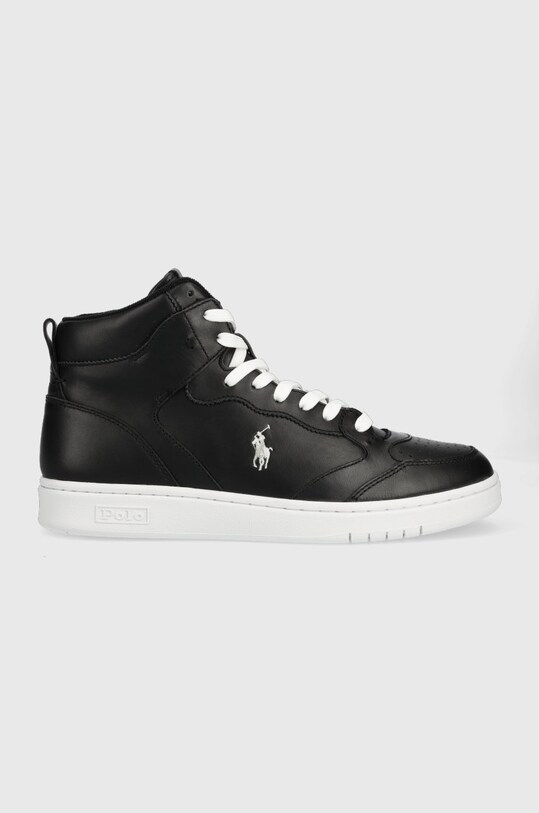 Polo Ralph Lauren sneakersy skórzane Polo Crt czarny 809877680002.001