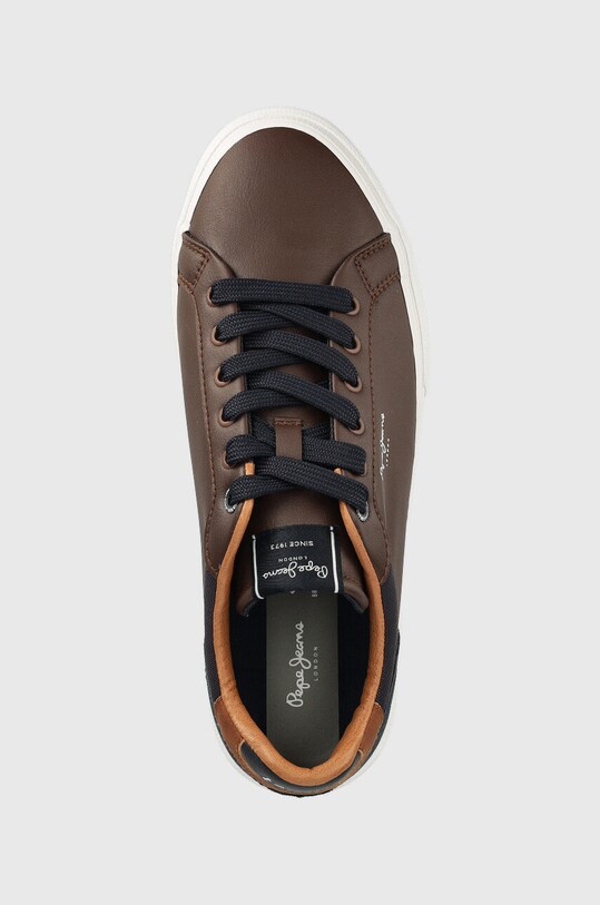 Αθλητικά Pepe Jeans Kenton Court 878 καφέ PMS30839.878