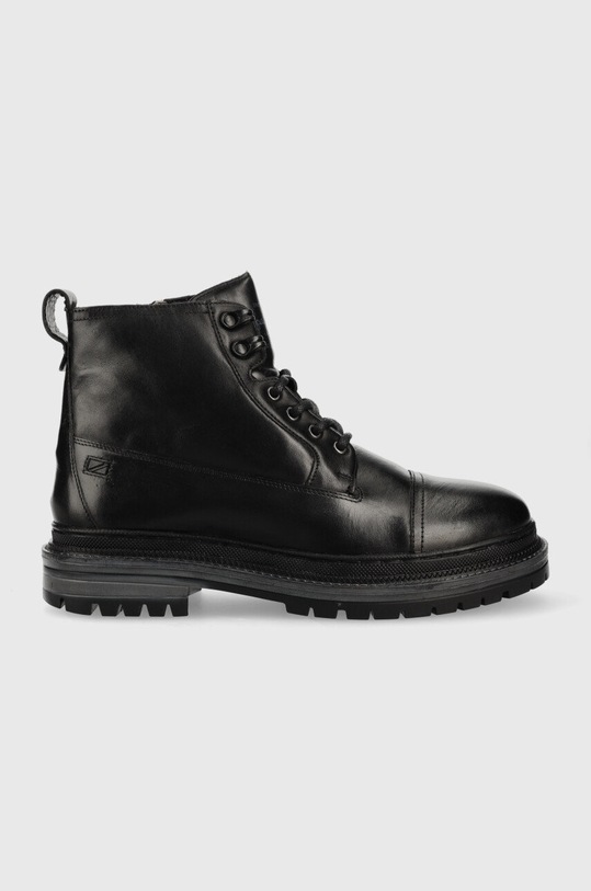 Pepe Jeans buty skórzane Martin Street skóra licowa czarny PMS50216.999