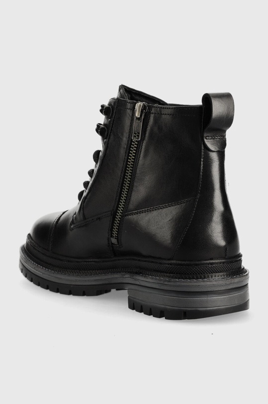 Obuwie Pepe Jeans buty skórzane Martin Street PMS50216.999 czarny
