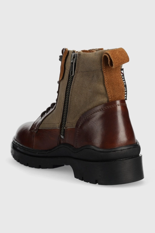 Boty Boty Pepe Jeans Brad Boot Combi PMS50226.879 hnědá