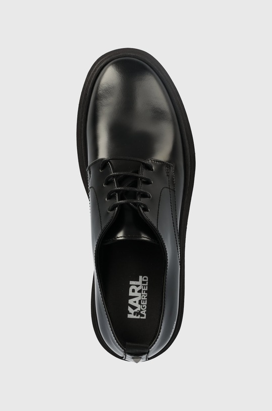 Karl Lagerfeld półbuty skórzane BUREAU II czarny KL11720.000