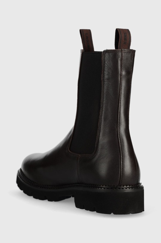 Взуття Шкіряні черевики Karl Lagerfeld Troupe Mens KL11880.044 коричневий