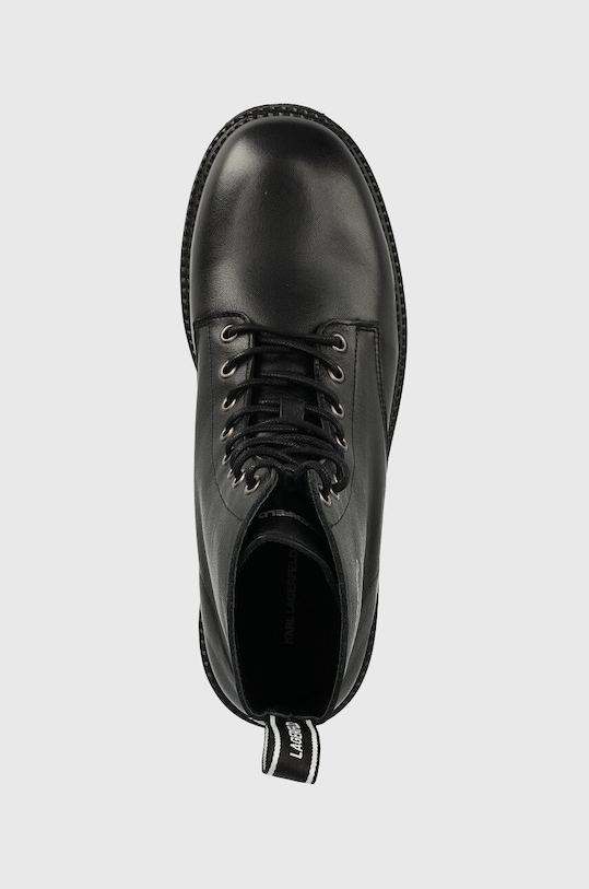 Karl Lagerfeld workery skórzane TROUPE MENS czarny KL11850.000