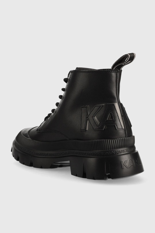 Obuwie Karl Lagerfeld workery skórzane TREKKA MENS KL25230.00X czarny