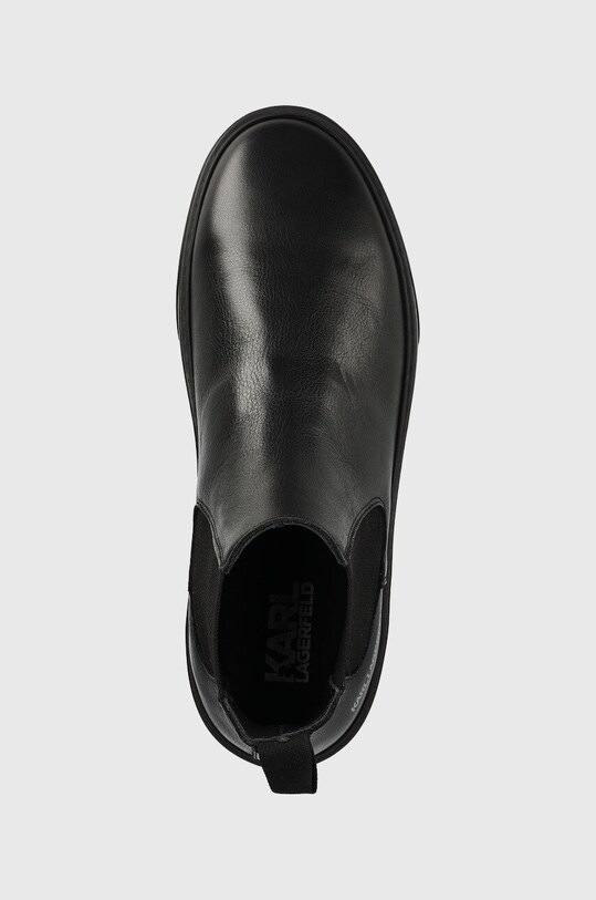 Karl Lagerfeld sztyblety skórzane FLINT czarny KL53340.000