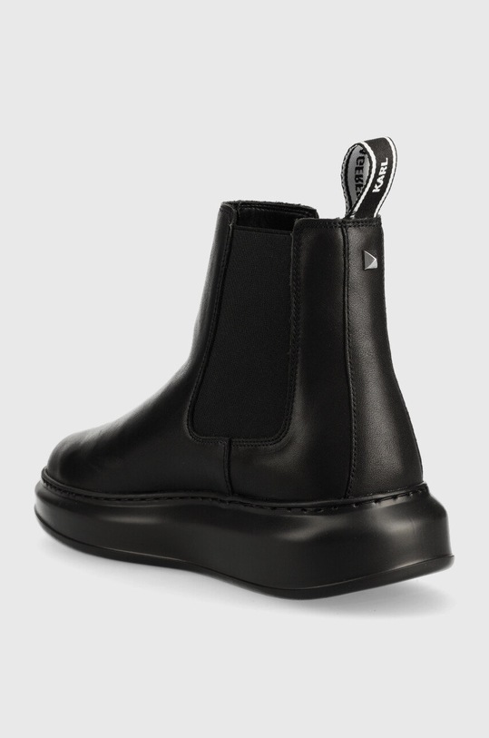 Обувки Кожени боти челси Karl Lagerfeld KAPRI MENS KL52541.00X черен