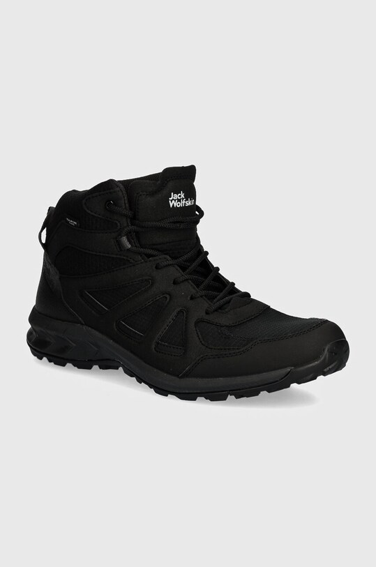 Черевики Jack Wolfskin Woodland 2 Texapore Mid без утеплення чорний 4051261