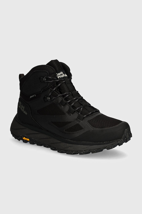 Boty Jack Wolfskin Terraventure Texapore mid textilní černá 4051521