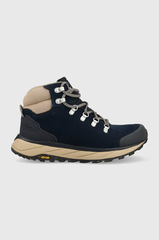Boty Jack Wolfskin Terraventure Urban Mid semišová kůže námořnická modř 4053561