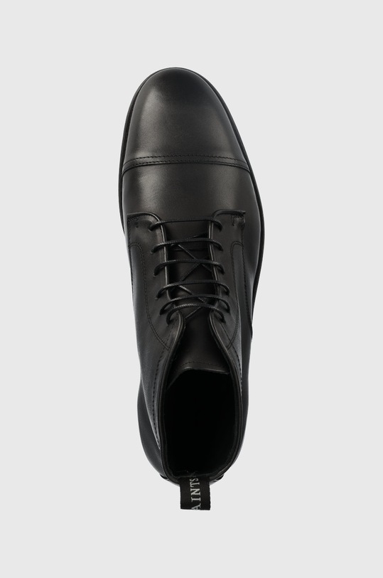 Kožené topánky AllSaints čierna MZ014S