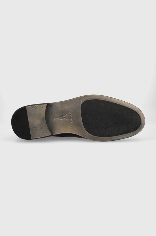 Kožené topánky AllSaints MZ014S čierna