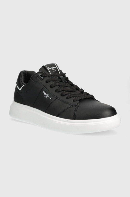 Pepe Jeans sneakers din piele EATON PMS30896 negru SS23