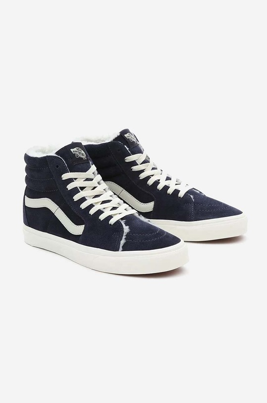 Vans trampki zamszowe UA SK8-Hi granatowy VN0005U9JDU