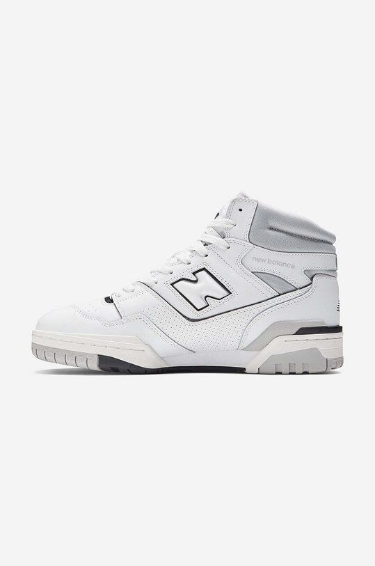 Boty Kožené tenisky New Balance BB650RWC BB650RWC bílá