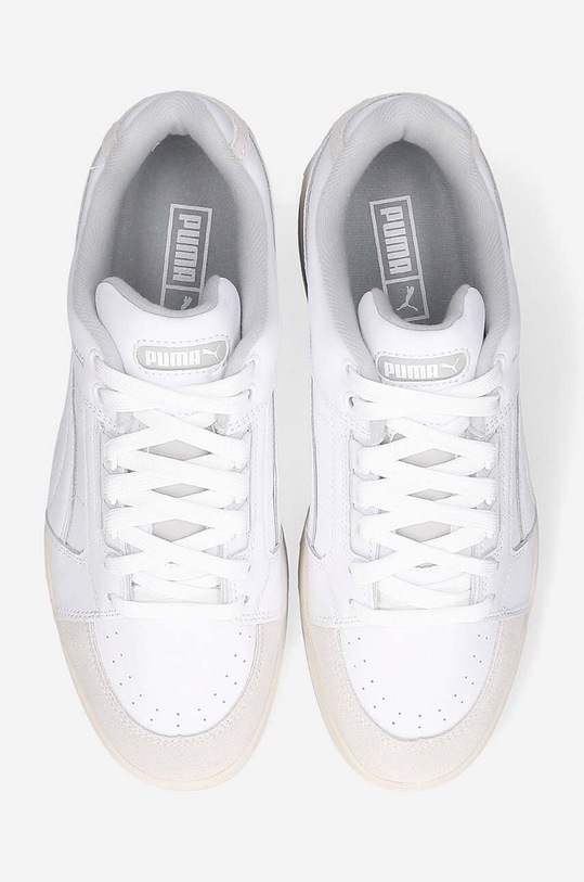 Kožené tenisky Puma Slipstream Lo Retro biela 384692.01
