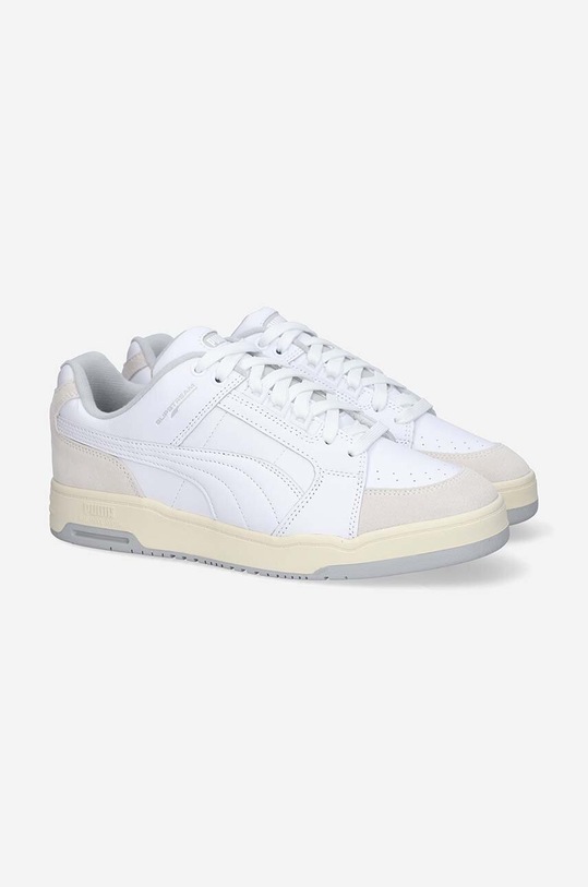 Kožené tenisky Puma Slipstream Lo Retro 384692.01 biela