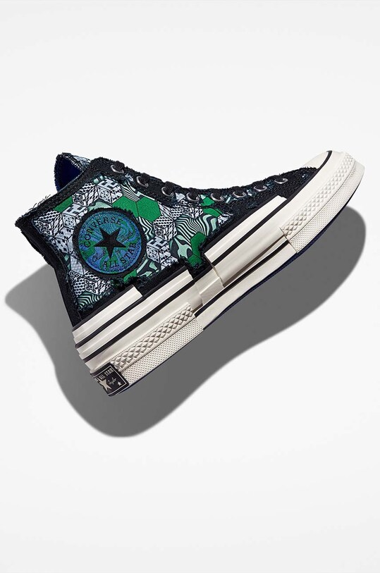 Високи кецове Converse Chuck 70 Trippy Heel черен A02407C