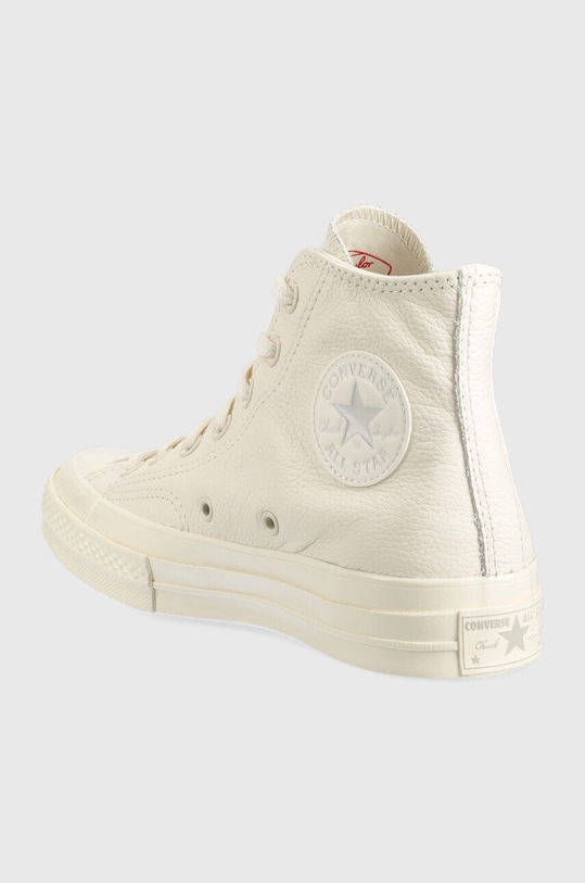 Obuwie Converse trampki skórzane Chuck 70 Tonal Leather A00731C beżowy