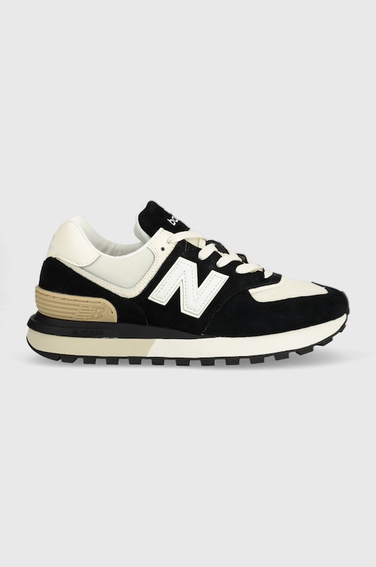 New Balance sneakersy U574lgra skóra zamszowa czarny U574LGRA