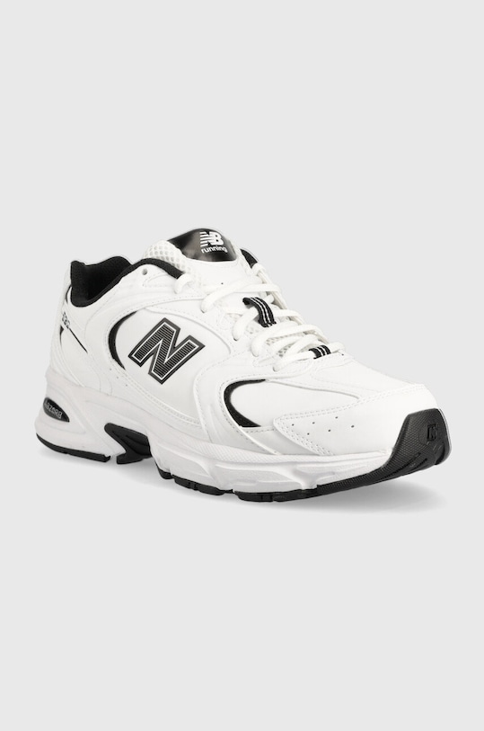 New Balance 530 White Black Leather MR530SYB biały SS23