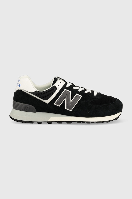 New Balance sneakers din piele plată negru U574BK2
