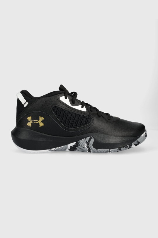Under Armour tornacipő Lockdown 6 nappa bőr fekete 3025616