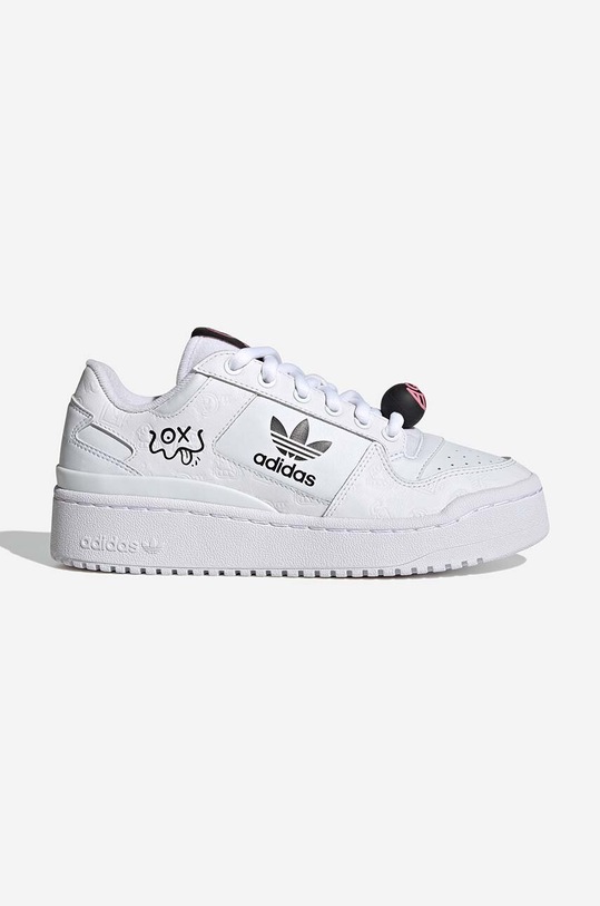 adidas Originals leather sneakers Forum Bold x Andre Saraiva Planet friendly white HQ6863
