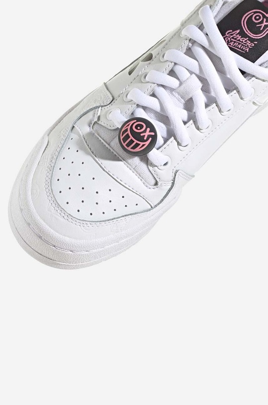 adidas Originals leather sneakers Forum Bold x Andre Saraiva HQ6863 white