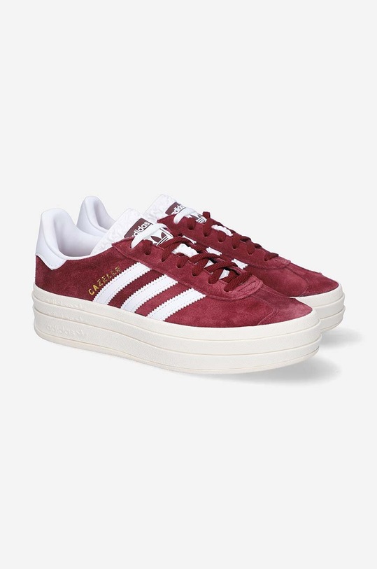 adidas Originals sneakersy Gazelle Bold HQ6892 bordowy