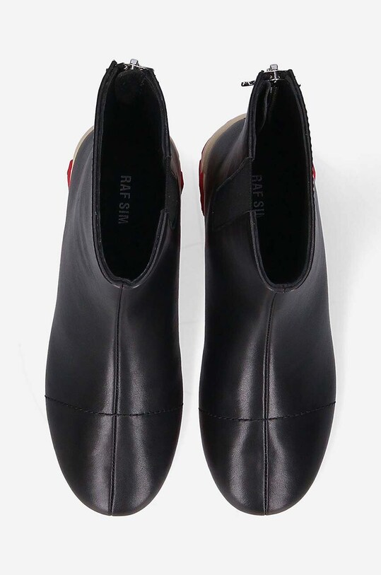 Raf Simons leather ankle boots black HR780009L