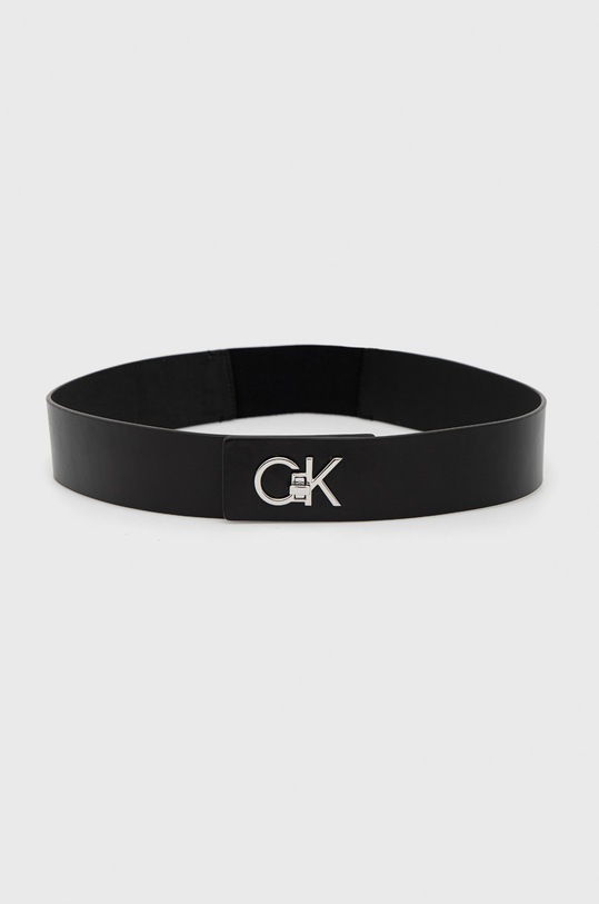 Kožni remen Calvin Klein Planet friendly crna K60K609647.9BYY
