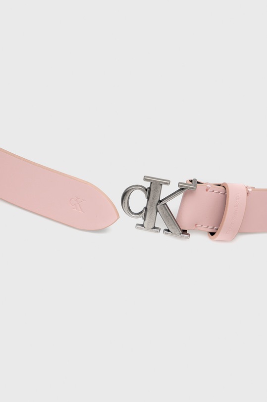 Calvin Klein Jeans pasek skórzany K60K609832.9BYY K60K609832.9BYY różowy AW22