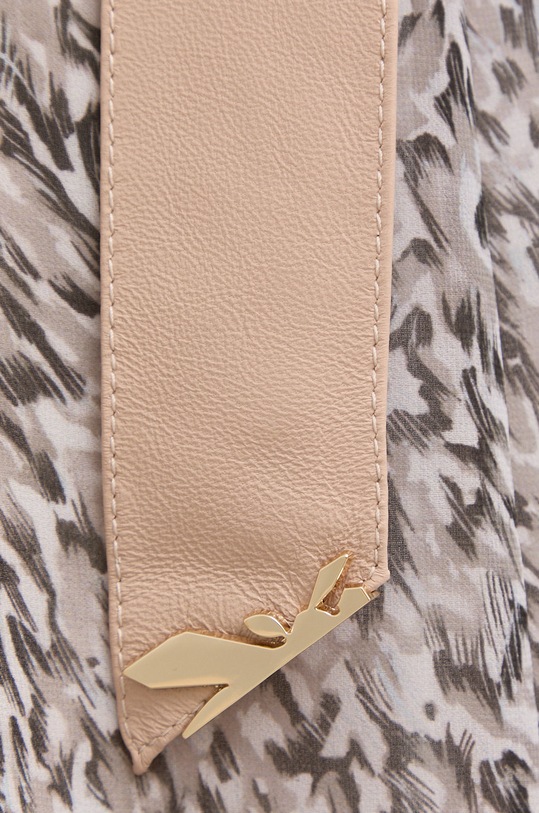 Kožený opasok Patrizia Pepe béžová 8W0003.L034