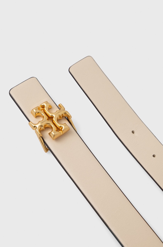 Tory Burch curea de piele 138939.101 bej AW22