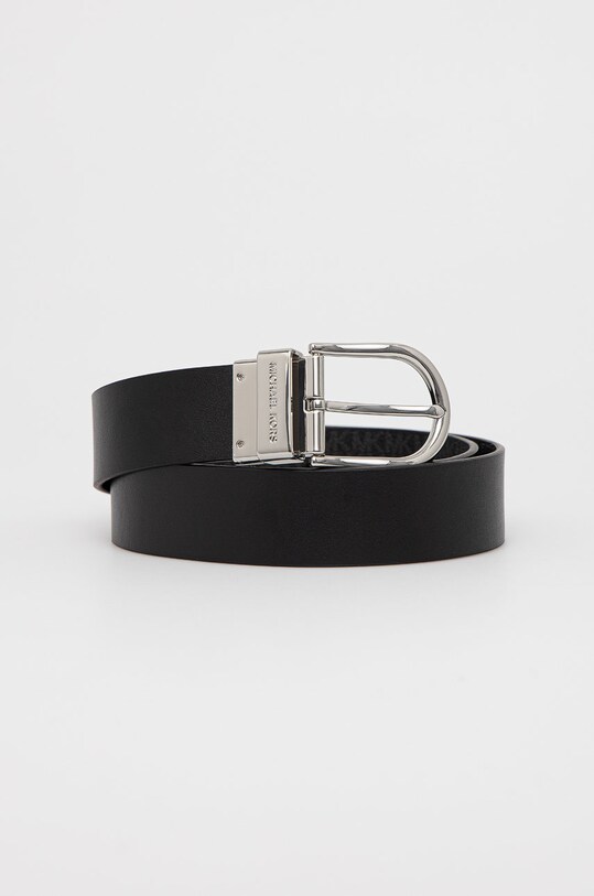 MICHAEL Michael Kors curea de piele cu două fețe negru 558414