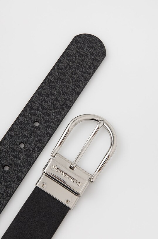 MICHAEL Michael Kors curea de piele cu două fețe 558414 negru SS23