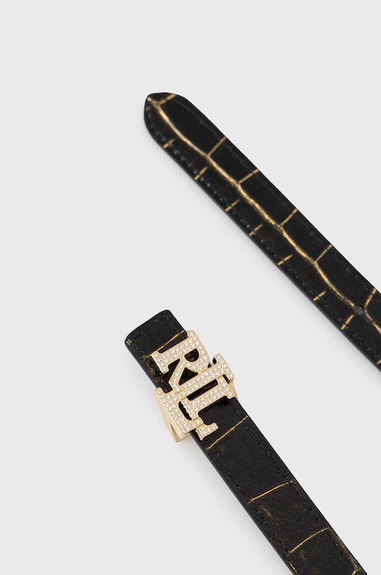 Lauren Ralph Lauren pasek skórzany dwustronny czarny 412883716001