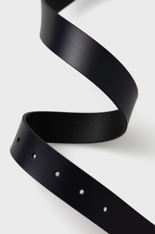 Tommy Hilfiger pasek skórzany AW0AW13967.9BYY granatowy AW22