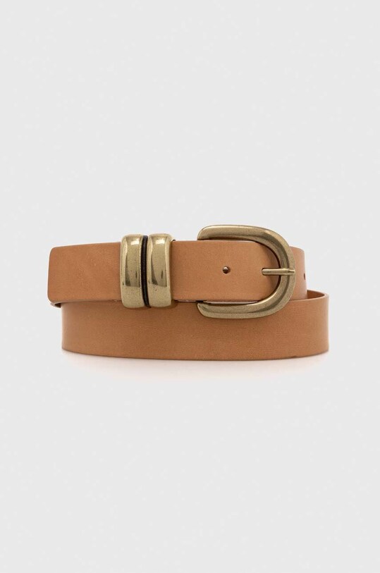 By Malene Birger curea de piele bej Q71465005Z
