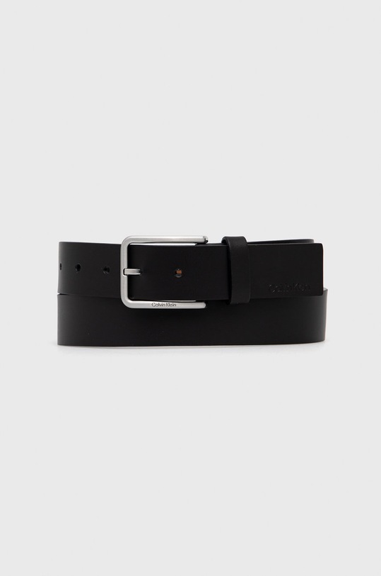 Кожаный ремень Calvin Klein Planet friendly чёрный K50K509195.9BYY