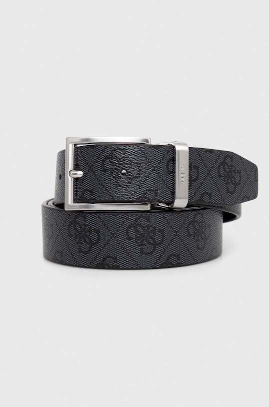 Guess pasek dwustronny VEZZOLA imitacja skóry licowej szary BM7541.LEA35