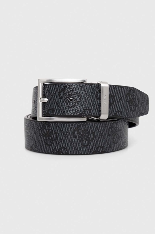 Guess pasek dwustronny VEZZOLA imitacja skóry licowej szary BM7541.LEA35