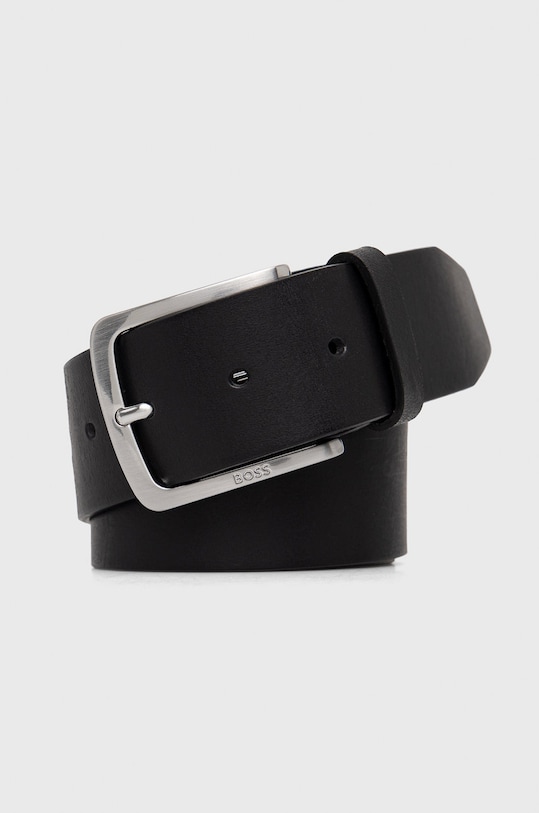 BOSS curea de piele negru 50471321