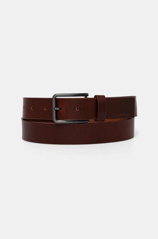 Кожаный ремень Calvin Klein коричневый K50K509654.9BYY