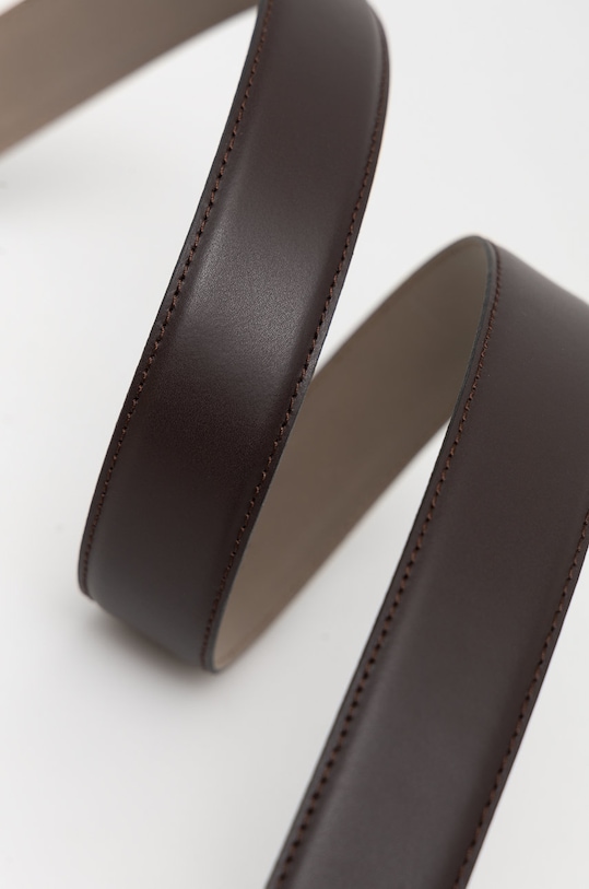 BOSS pasek skórzany 50471185 brązowy AW23