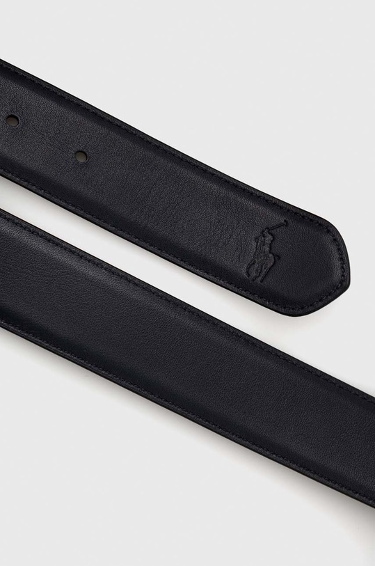 Pásek a kožený držák na karty Polo Ralph Lauren hnědá 405880721002