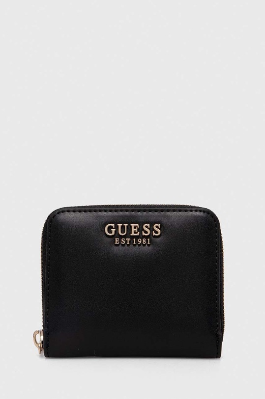 Guess portfel LAUREL imitacja skóry licowej czarny SWVG85.00370
