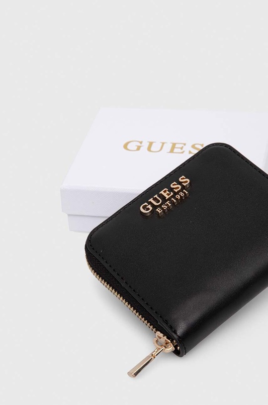 Guess portfel LAUREL czarny SWVG85.00370